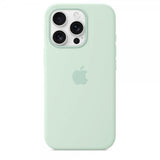Apple Original iPhone 16 Pro Max Skal Silicone Case MagSafe Aquamarine