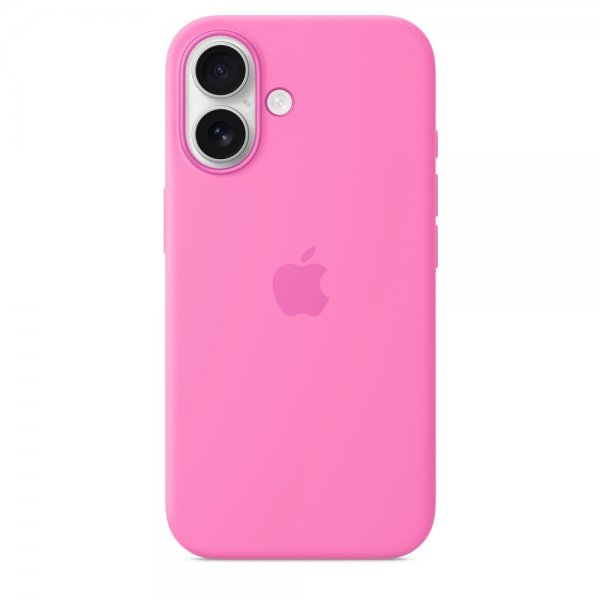 Apple Original iPhone 16 Skal Silicone Case MagSafe Peony