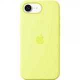 Apple Original iPhone 16e Skal Silicone Case Neon Yellow