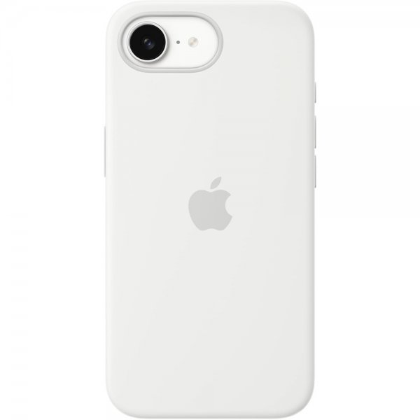 Apple Original iPhone 16e Skal Silicone Case Vit