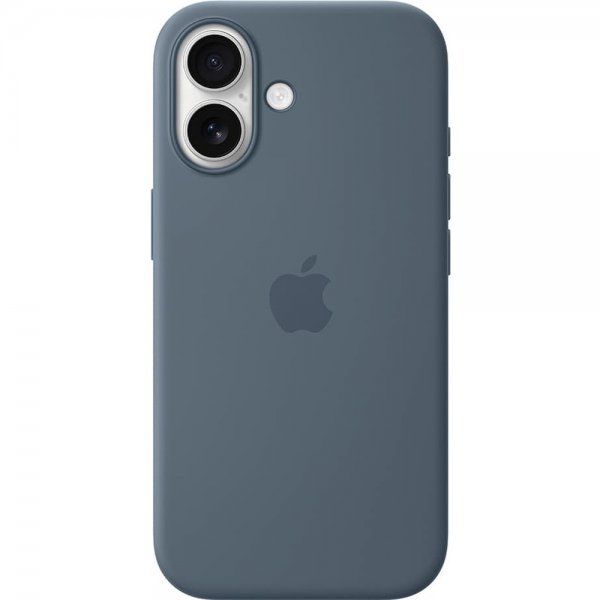 Apple Original iPhone 17 Skal Silicone Case MagSafe Anchor Blue