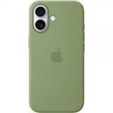 Apple Original iPhone 17 Skal Silicone Case MagSafe Light Moss