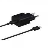 Samsung Original Laddare med USB-C Kabel 15W PD Power Adapter Svart