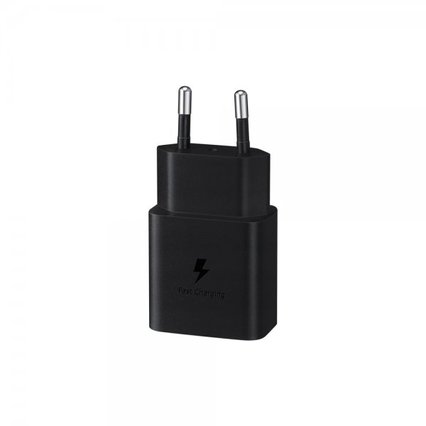 Samsung Original Laddare med USB-C Kabel 15W PD Power Adapter Svart