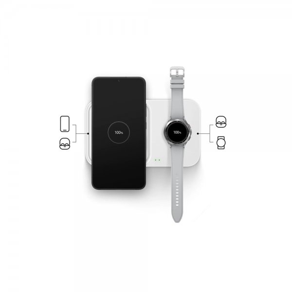 Samsung Original Super Fast Wireless Charger Duo Svart