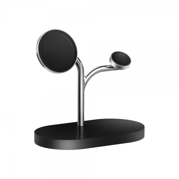Samsung Original Trådlös Laddare 3in1 Wireless Charger Qi2 Magnetisk Svart
