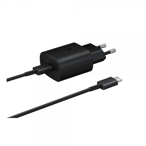 Samsung Original Väggladdare 45W med USB-C till USB-C-kabel Svart