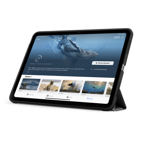 Pipetto iPad Air 13 (M2/M3/M4) Fodral Origami No1 Original Case Svart
