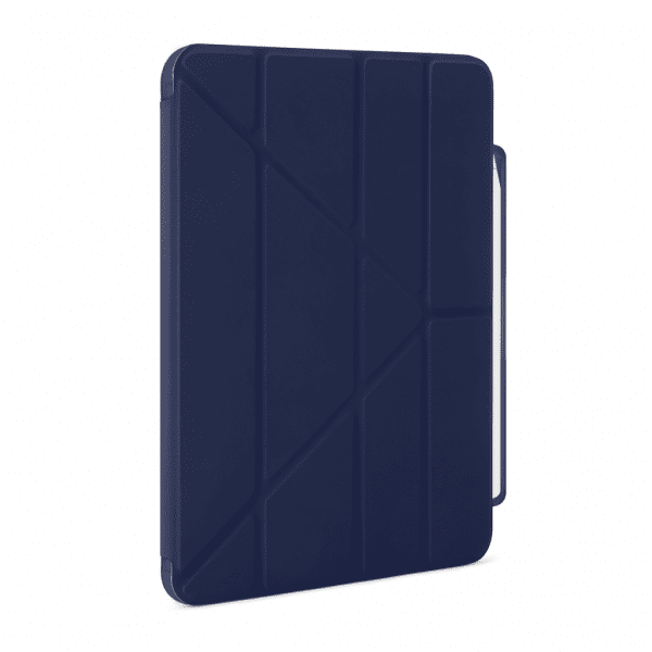 Pipetto iPad Air 11 (M2/M3/M4) Fodral Origami No3 Pencil Case Mörkblå