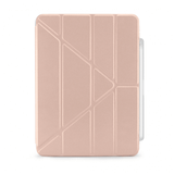 Pipetto iPad Air 11 (M2/M3/M4) Fodral Origami No3 Pencil Case Metallic Rosa