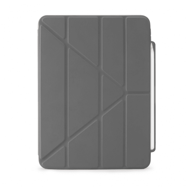 Pipetto iPad Air 11 (M2/M3/M4) Fodral Origami No3 Pencil Case Grå