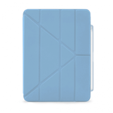 Pipetto iPad Air 11 (M2/M3/M4) Fodral Origami No3 Pencil Case Ljusblå