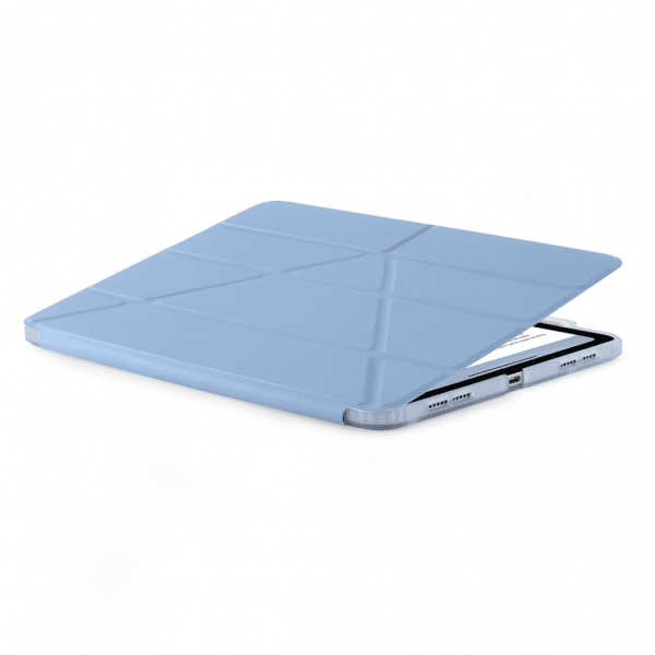 Pipetto iPad Air 11 (M2/M3/M4) Fodral Origami No3 Pencil Case Ljusblå