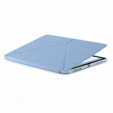 Pipetto iPad Air 11 (M2/M3/M4) Fodral Origami No3 Pencil Case Ljusblå