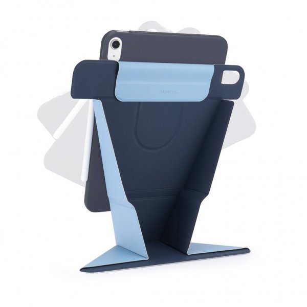 Pipetto iPad Air 11 (M2/M3/M4)/iPad Air 10.9 (gen 4/5) Fodral Origami No6 Stand Svart