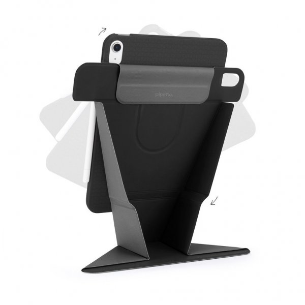 Pipetto iPad Air 11 (M2/M3/M4)/iPad Air 10.9 (gen 4/5) Fodral Origami No6 Stand Blå