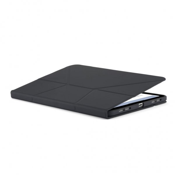 Pipetto iPad Air 13 (M2/M3/M4) Fodral Origami No6 Stand Svart