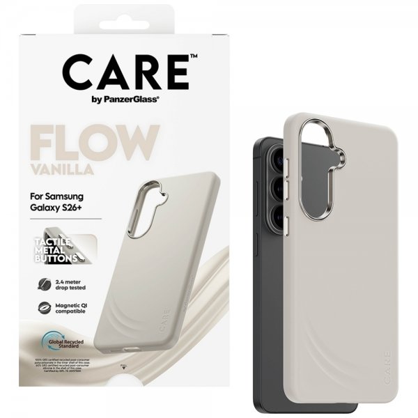 CARE by PanzerGlass Samsung Galaxy S26 Plus Skal Flow MagSafe Vanilla