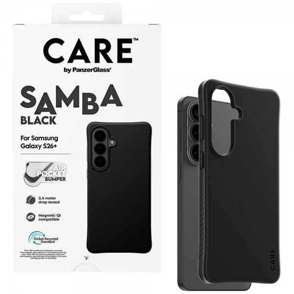 CARE by PanzerGlass Samsung Galaxy S26 Plus Skal Samba MagSafe Svart