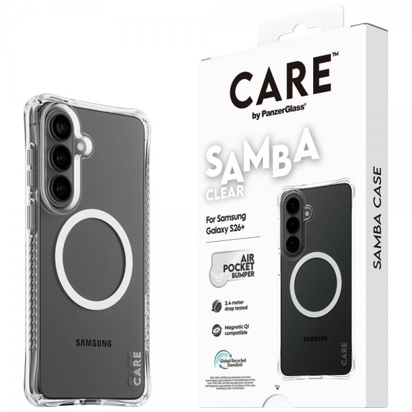 CARE by PanzerGlass Samsung Galaxy S26 Plus Skal Samba MagSafe Transparent