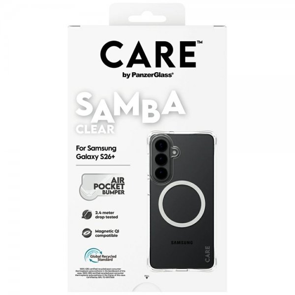 CARE by PanzerGlass Samsung Galaxy S26 Plus Skal Samba MagSafe Transparent