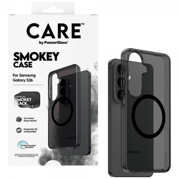 CARE by PanzerGlass Samsung Galaxy S26 Skal Smokey MagSafe Svart