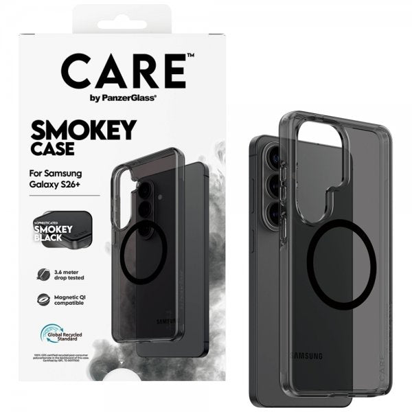 CARE by PanzerGlass Samsung Galaxy S26 Plus Skal Smokey MagSafe Svart