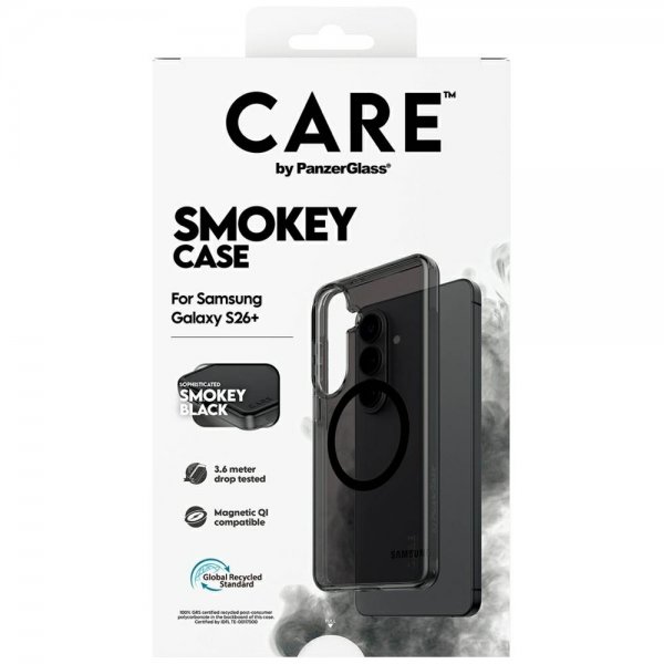 CARE by PanzerGlass Samsung Galaxy S26 Plus Skal Smokey MagSafe Svart