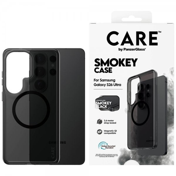 CARE by PanzerGlass Samsung Galaxy S26 Ultra Skal Smokey MagSafe Svart