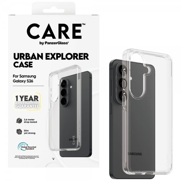 CARE by PanzerGlass Samsung Galaxy S26 Skal Urban Explorer Transparent