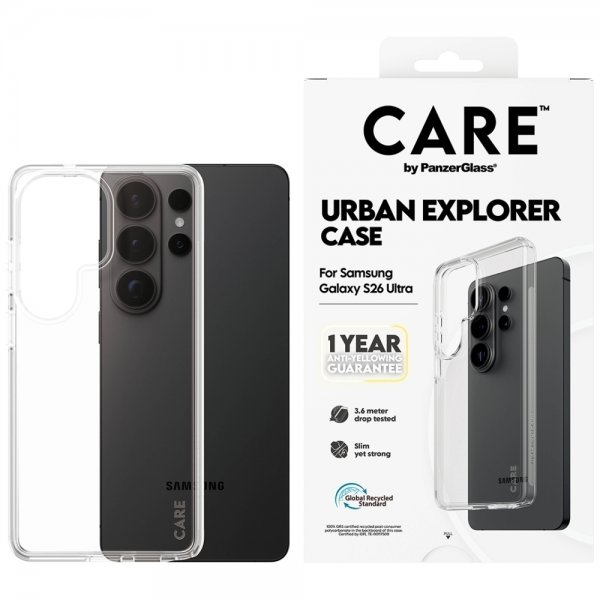 CARE by PanzerGlass Samsung Galaxy S26 Ultra Skal Urban Explorer Transparent