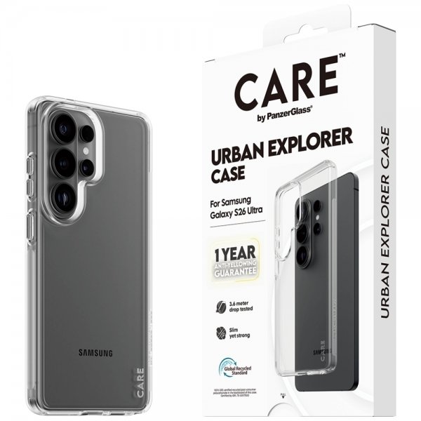 CARE by PanzerGlass Samsung Galaxy S26 Ultra Skal Urban Explorer Transparent