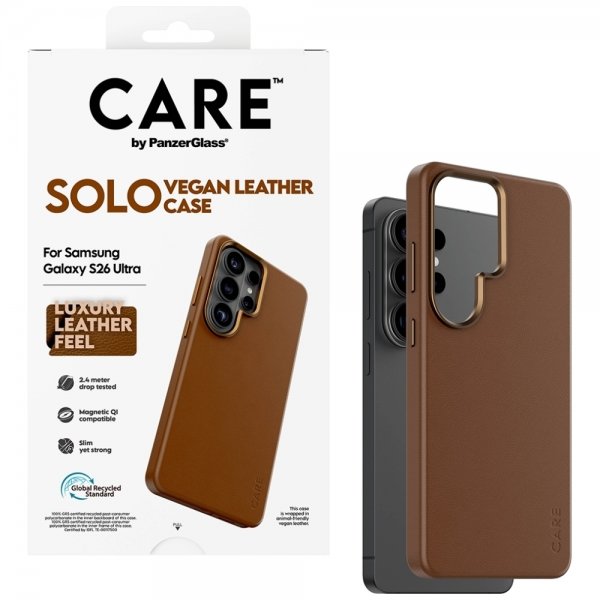 CARE by PanzerGlass Samsung Galaxy S26 Ultra Skal Solo Brun