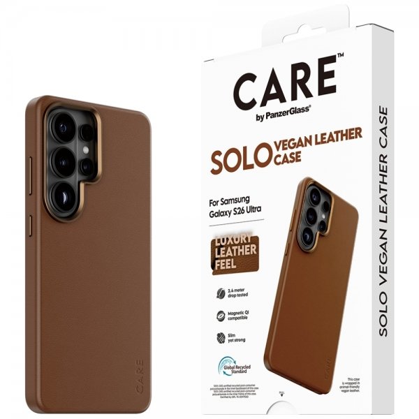 CARE by PanzerGlass Samsung Galaxy S26 Ultra Skal Solo Brun