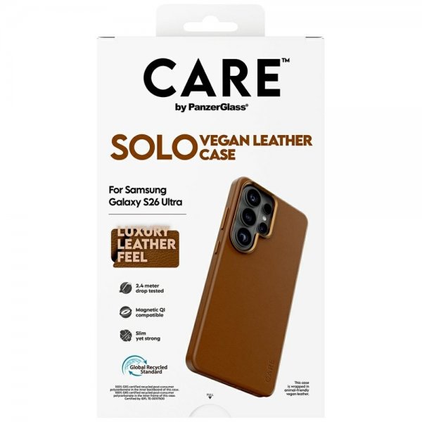 CARE by PanzerGlass Samsung Galaxy S26 Ultra Skal Solo Brun