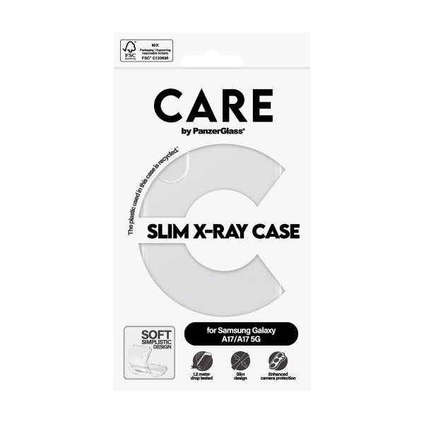 CARE by PanzerGlass Samsung Galaxy A17 Skal Slim X-Ray Transparent