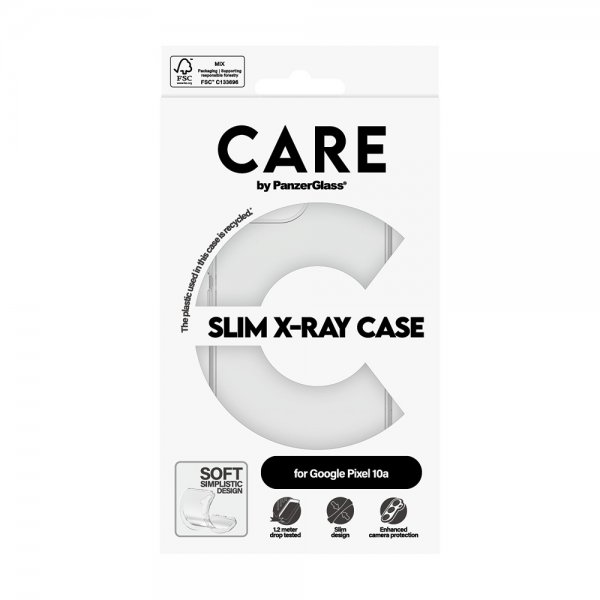 CARE by PanzerGlass Google Pixel 10a Skal Slim X-Ray Transparent