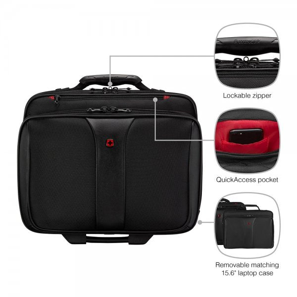Wenger Patriot 2-part Business Trolley 15.6" Svart