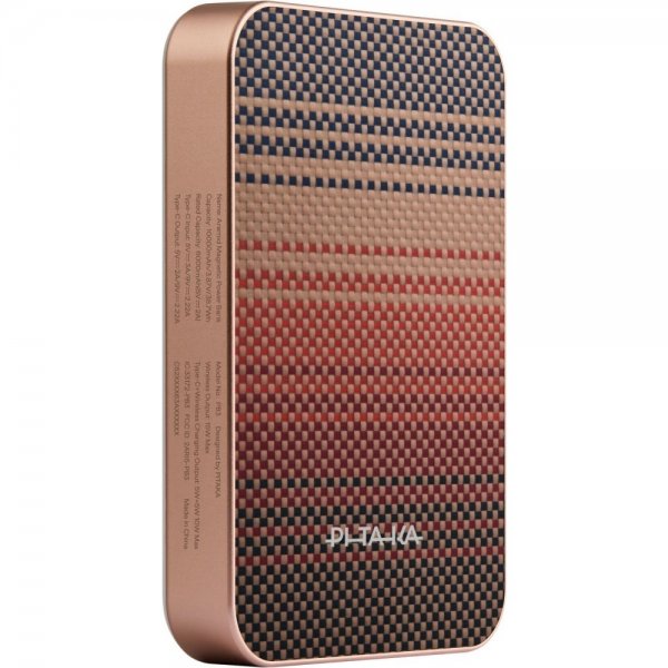 Pitaka MagSafe Powerbank Aramid Fiber 10 000 mAh Sunset