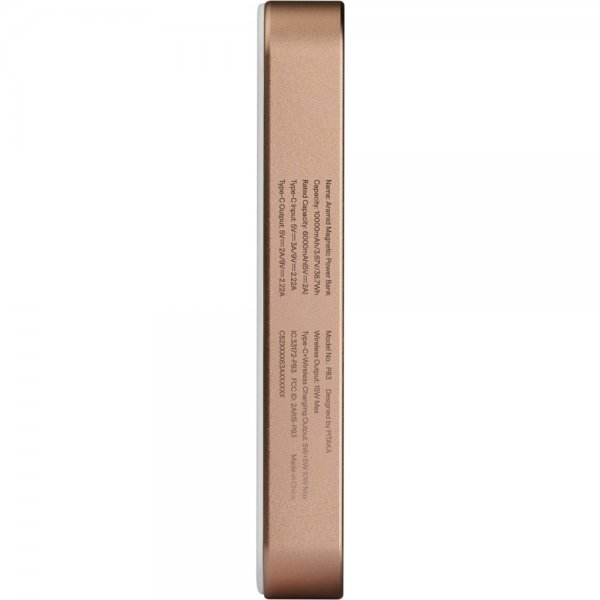 Pitaka MagSafe Powerbank Aramid Fiber 10 000 mAh Golden Glint
