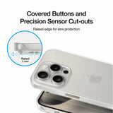 Just Mobile iPhone 15 Pro Skal TENC Slim Fit Frost