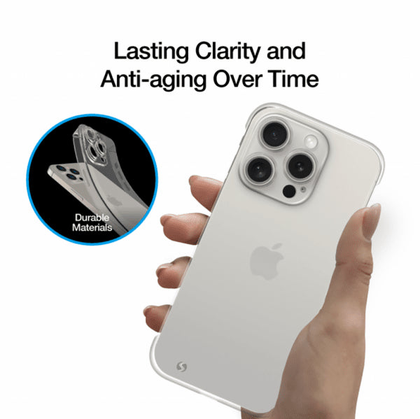 Just Mobile iPhone 15 Pro Skal TENC Slim Fit Frost