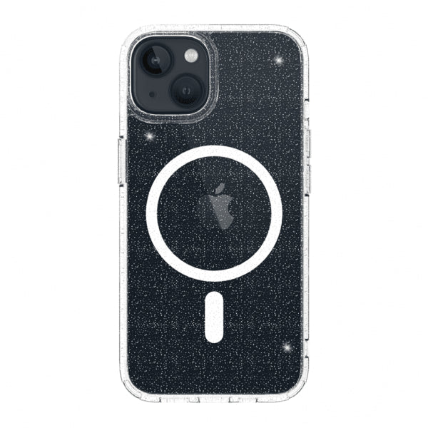 Just Mobile iPhone 14 Skal TENC BlingBling MagSafe Transparent
