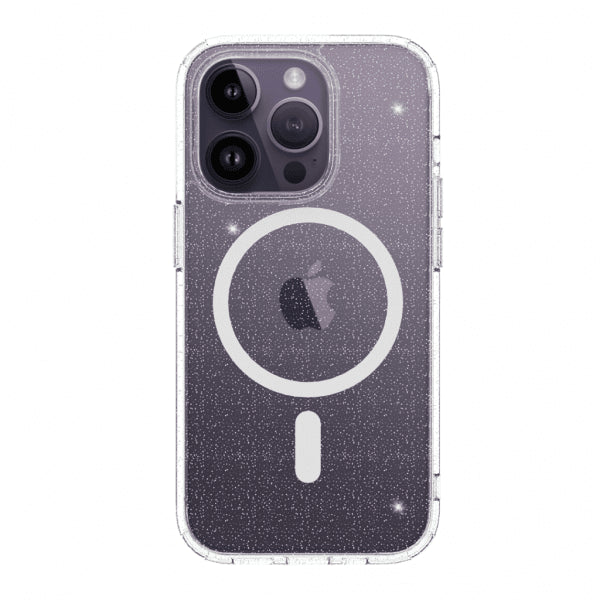 Just Mobile iPhone 14 Pro Skal TENC BlingBling MagSafe Transparent