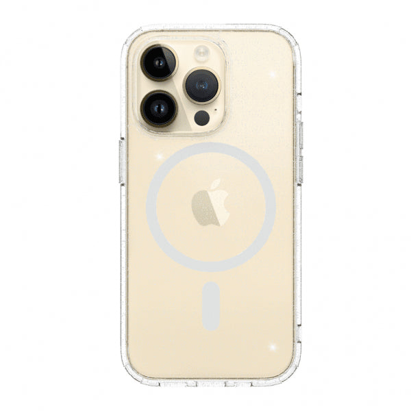 Just Mobile iPhone 14 Pro Skal TENC BlingBling MagSafe Transparent