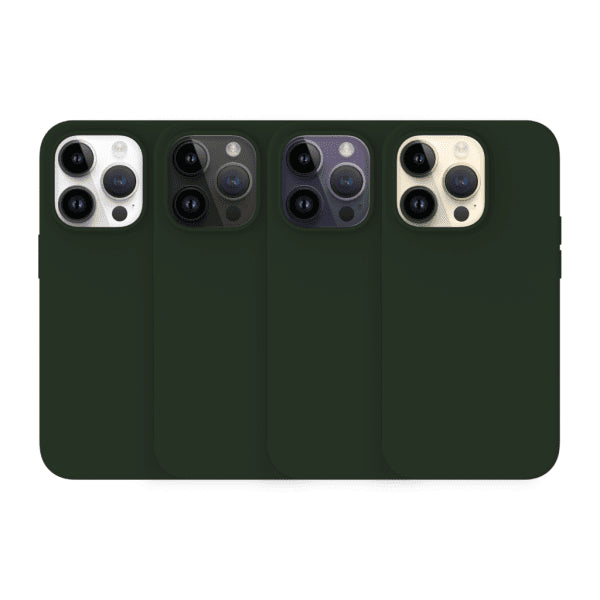 Just Mobile iPhone 14 Pro Skal TENC Silicone MagSafe Grön