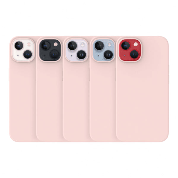 Just Mobile iPhone 14 Skal TENC Silicone MagSafe Rosa