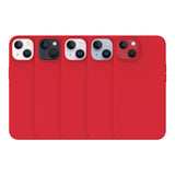 Just Mobile iPhone 14 Skal TENC Silicone MagSafe Röd