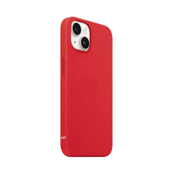 Just Mobile iPhone 14 Skal TENC Silicone MagSafe Röd