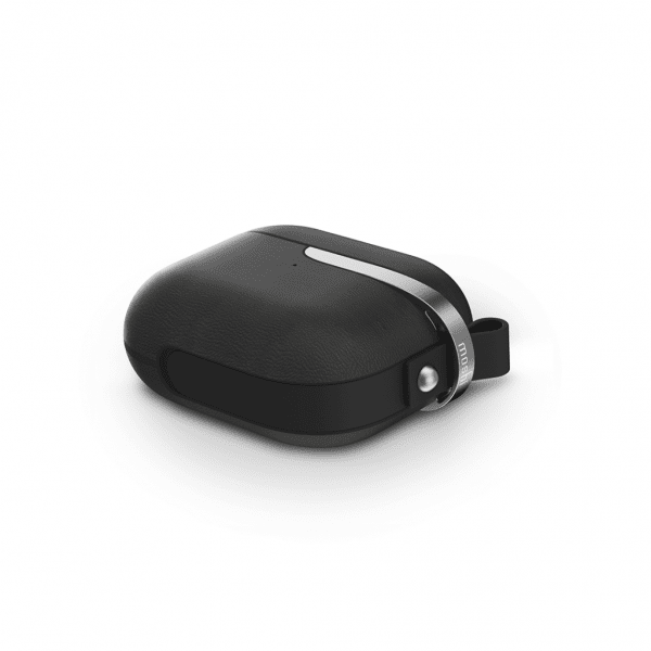 Moshi Pebbo Luxe AirPods 3 Skal PU-Läder Svart